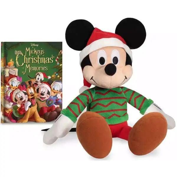 Disney Mickey's Christmas Memories Exclusive 13-Inch Plush & Book