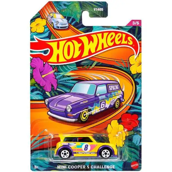 Hot Wheels 2024 Spring / Easter Mini Cooper S Challenge Diecast Car [Damaged Package]
