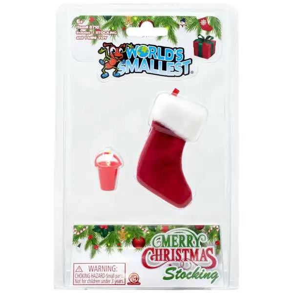 World's Smallest Merry Christmas Stocking [Bucket & Shovel]