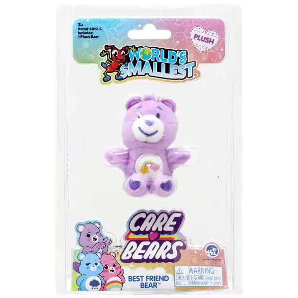 World's Smallest Care Bears Series 5 Best Friend Bear Plush