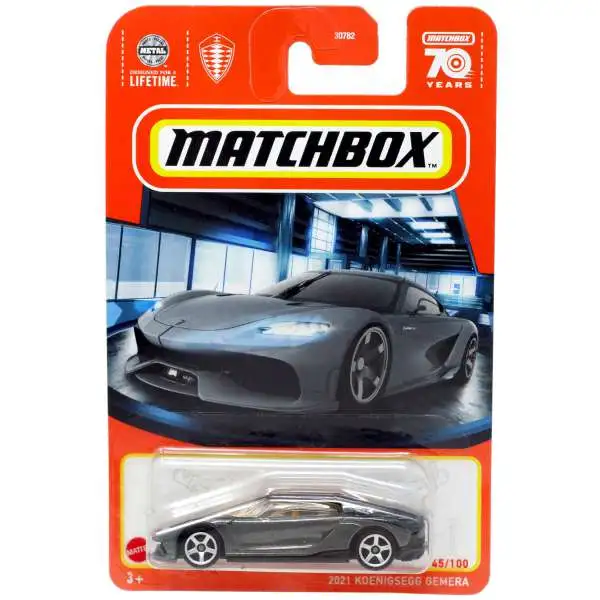 Matchbox 2021 Koenigsegg Gemera Diecast Car [Grey]