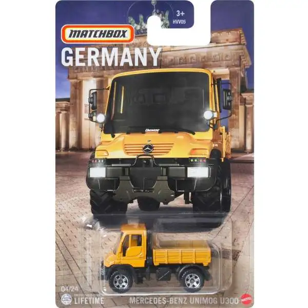 Matchbox Germany Mercedes-Benz Unimog U300 Diecast Car #4/24
