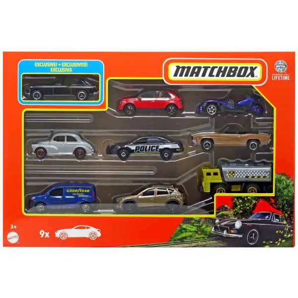 Matchbox Diecast Car 9-Pack [1971 MGB Coupe]