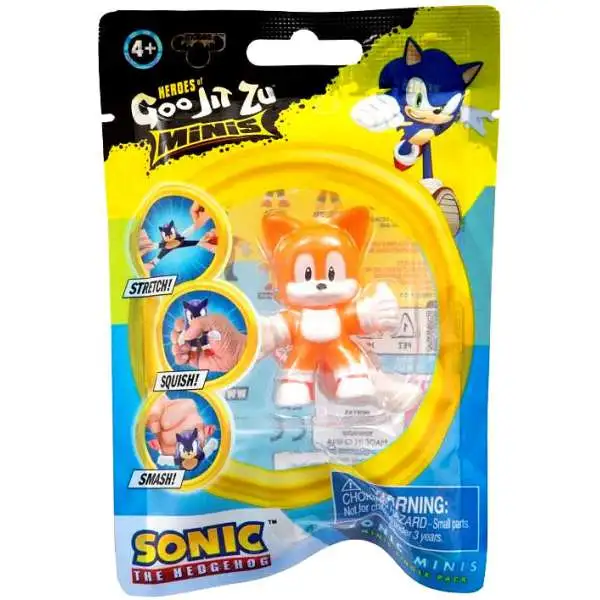 Heroes of Goo Jit Zu Sonic the Hedgehog MINIS Tails 2.5-Inch Mini Figure [Metallic]