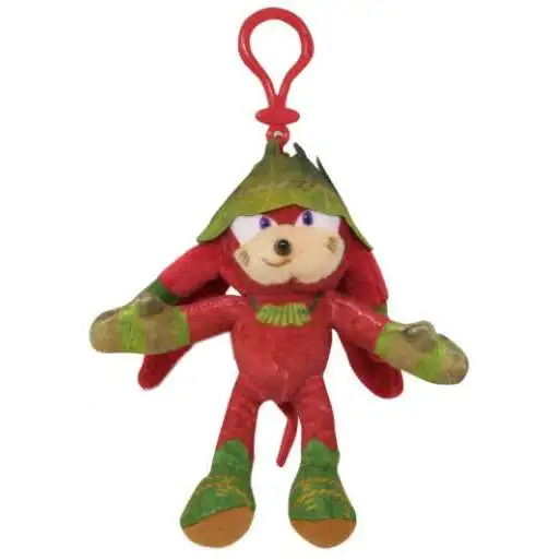 Sonic The Hedgehog Prime Clip On Knuckles 5-Inch Plush