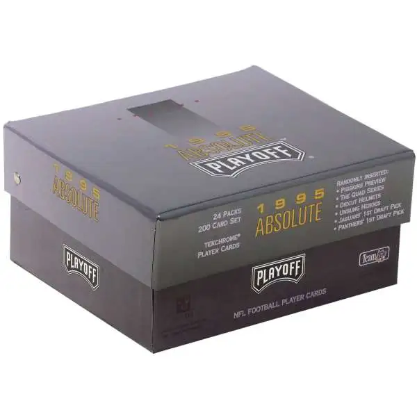 NFL Playoff 1995 Absolute Football Trading Card HOBBY Box [24 Packs]