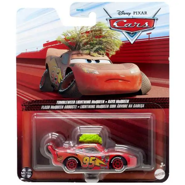 Disney Pixar Cars Metal Tumblweed Lightning McQueen 155 Diecast