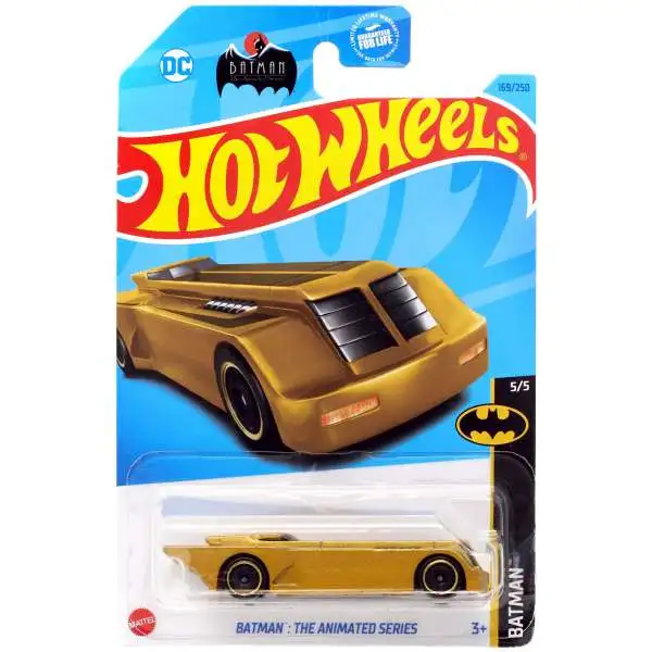 Hot Wheels DC Batman:The Animated Series Batmobile Diecast Car #5/5 [Gold]