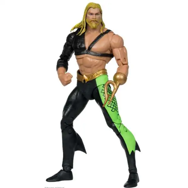 McFarlane Toys DC Multiverse Plastic Man Series Aquaman Action Figure [JLA, Platinum Edition, Chase Version]