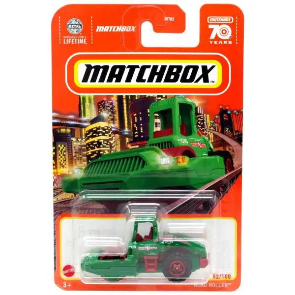 Matchbox Road Roller Diecast Car [Green]