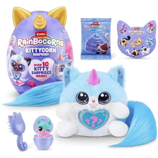 Rainbocorns Kittycorn Surprise Maine Mystery Egg Plush [Over 10 Kitty Surprises Inside!]