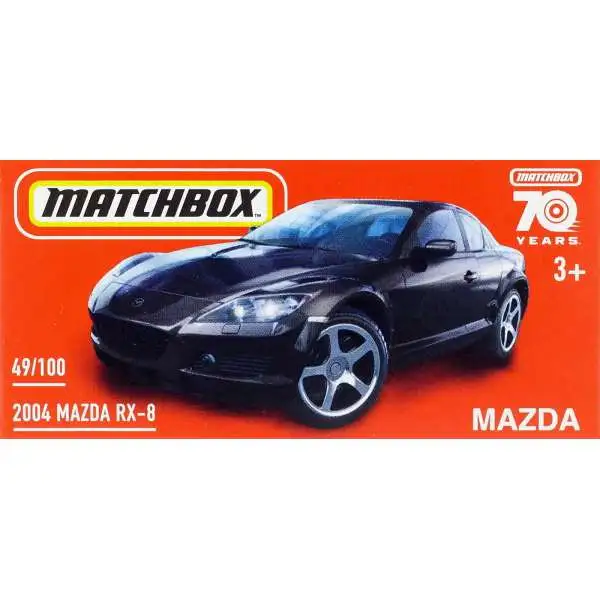 Matchbox 70th Anniversary 2004 Mazda RX-8 Diecast Car [Black]