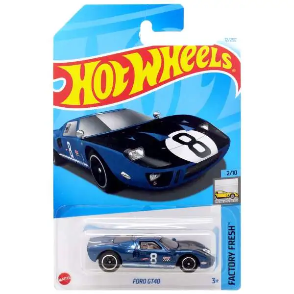 Hot Wheels Factory Fresh Ford GT40 Diecast Car