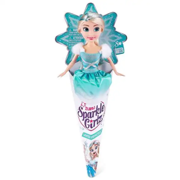 Sparkle Girlz Winter Princess Teal 10.5-Inch Doll