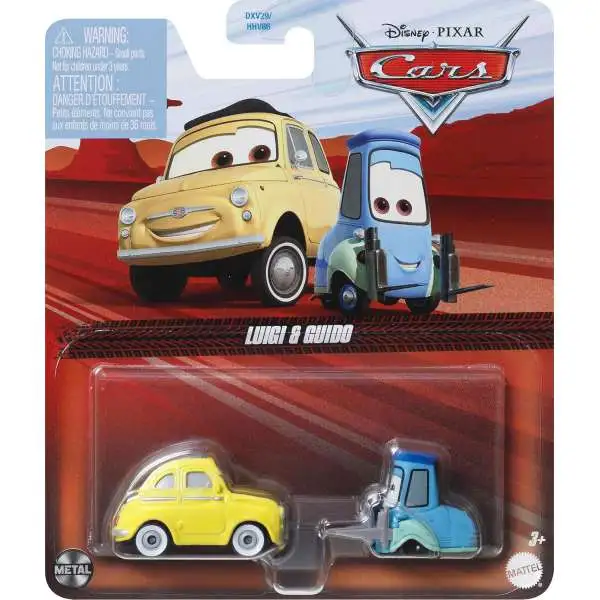 Disney / Pixar Cars Metal Luigi & Guido Diecast Car