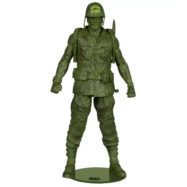 McFarlane Toys DC Multiverse Collector Edition Sergeant Rock Action Figure [DC Classic, Platinum Edition]