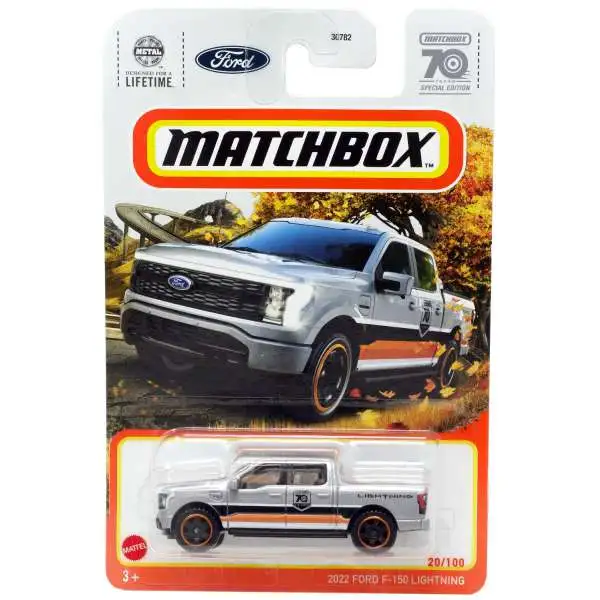 Matchbox 70th Anniversary 2022 Ford f-150 Lightning Diecast Car