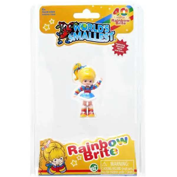 World's Smallest 40th Anniversary Rainbow Brite 1.25-Inch Micro Figure