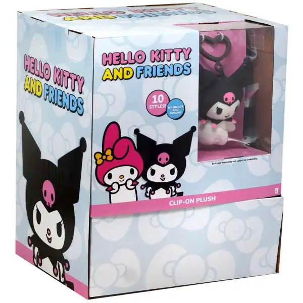Sanrio Hello Kitty & Friends Clip-On Plush Mystery Box [24 Packs]
