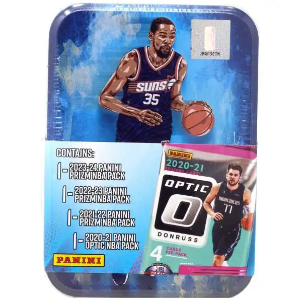 NBA Phoenix Suns Panini Prizm Kevin Durant Trading Card COLLECTOR Tin [4 Packs]