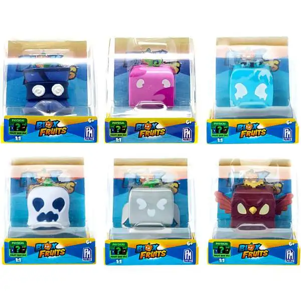 Roblox Blox Fruits Set of 6 Mini Figures [Each Includes Mystery Fruit Box DLC!]