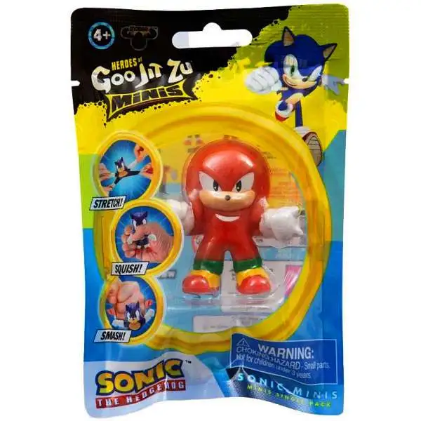 Heroes of Goo Jit Zu Sonic the Hedgehog MINIS METALLIC Knuckles Action Figure