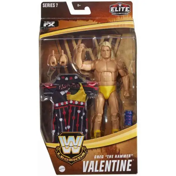 WWE Wrestling Elite Collection Legends Greg Valentine Action Figure [Yellow Trunks]
