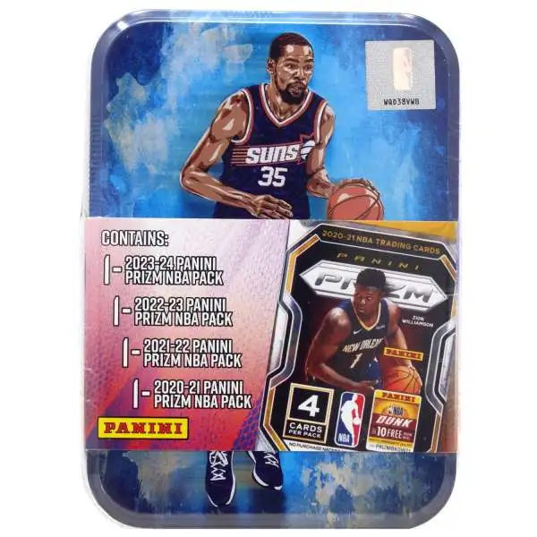 NBA Phoenix Suns Panini Prizm Kevin Durant Trading Card COLLECTOR Tin