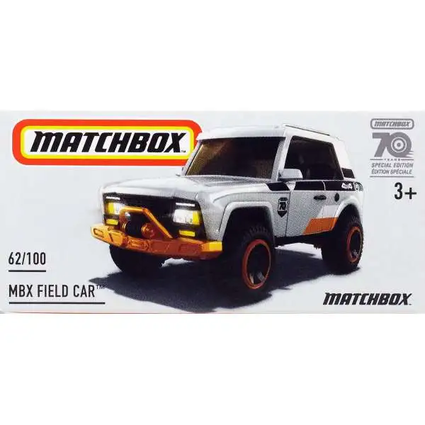 Matchbox 70th Anniversary MBX Field Car Diecast Car [White]