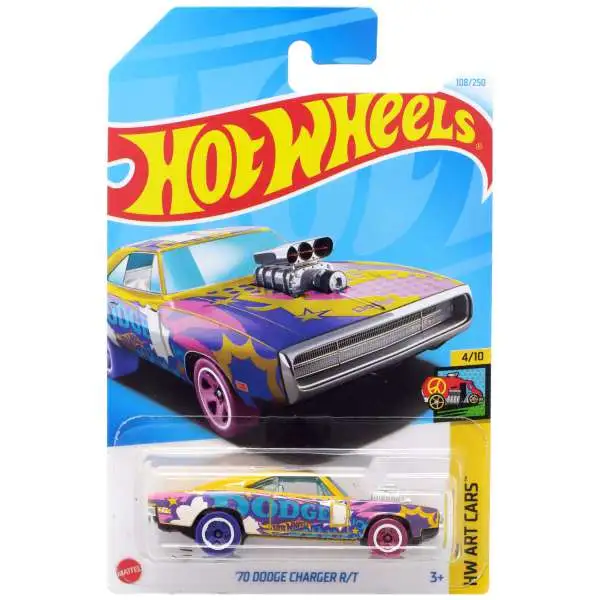 ミニカー Hot Wheels 1970 Dodge Charger R/T 0611816246775.webp