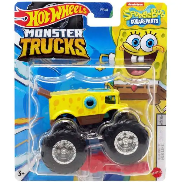 Hot Wheels Monster Trucks Spongebob Squarepants Diecast Car [Red Crushable Car]