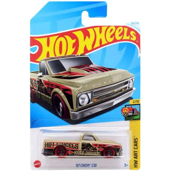 Hot Wheels HW Art Cars '67 Chevy C10 Diecast Car