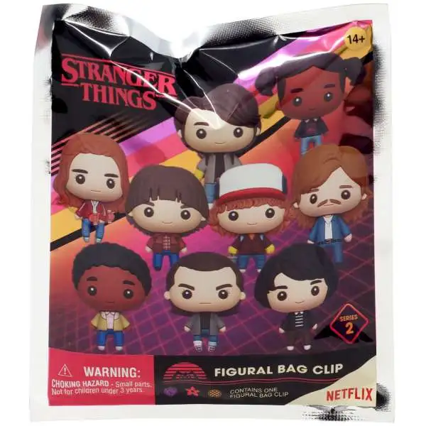 3D Figural Foam Bag Clip Stranger Things Series 2 Mystery Box [24 Packs]