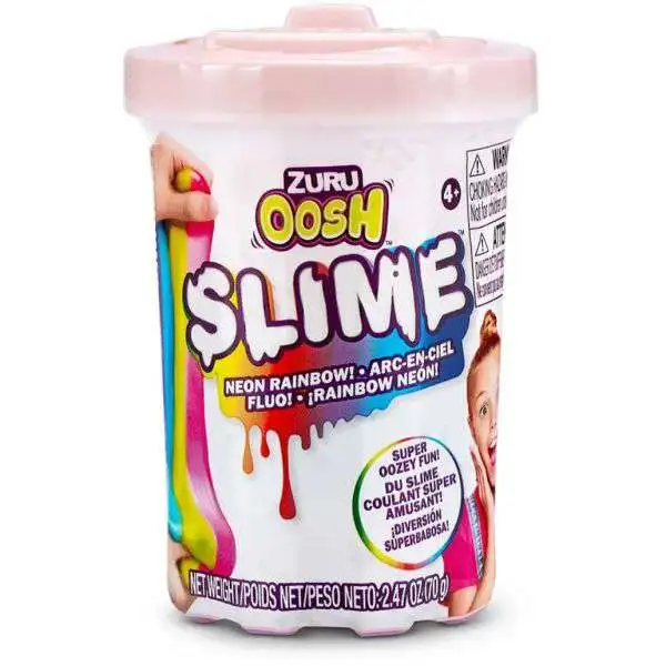 Oosh Neon Rainbow 2.11 Ounce Slime