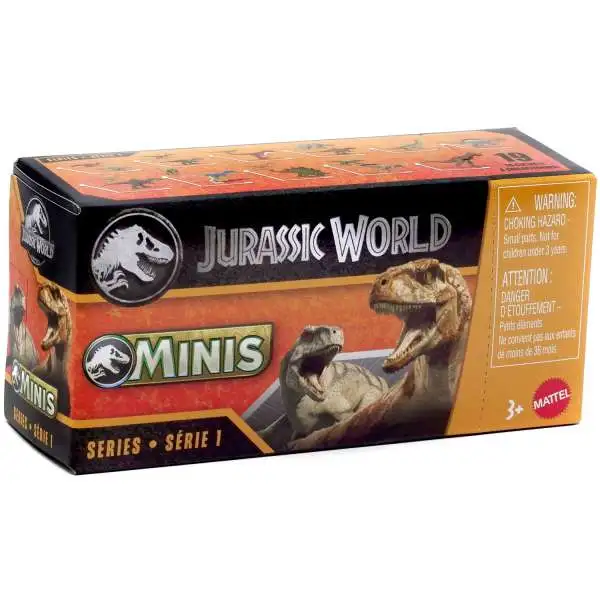 Jurassic World MINIS 2025 Series 1 Mystery Pack [1 RANDOM Extra Large Figure OR 2 Regular Sized Figures]