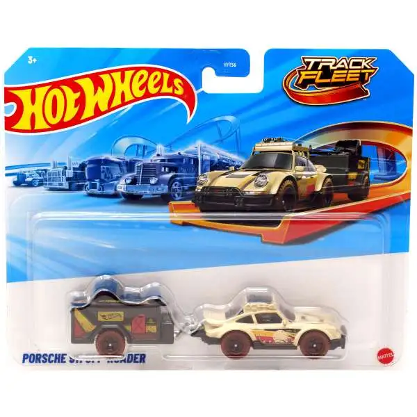 Hot Wheels Track Fleet Porsche 911 Off-Roader Die Cast Car [Beige]