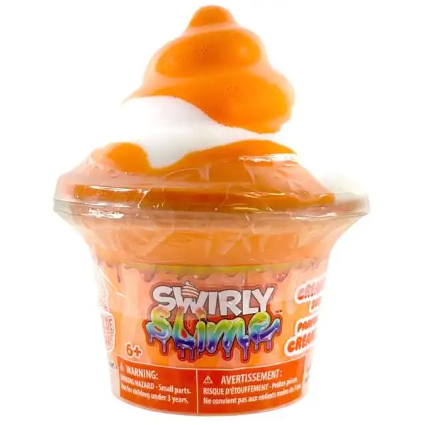 Swirly Slime ORANGE 2.82Oz Slime