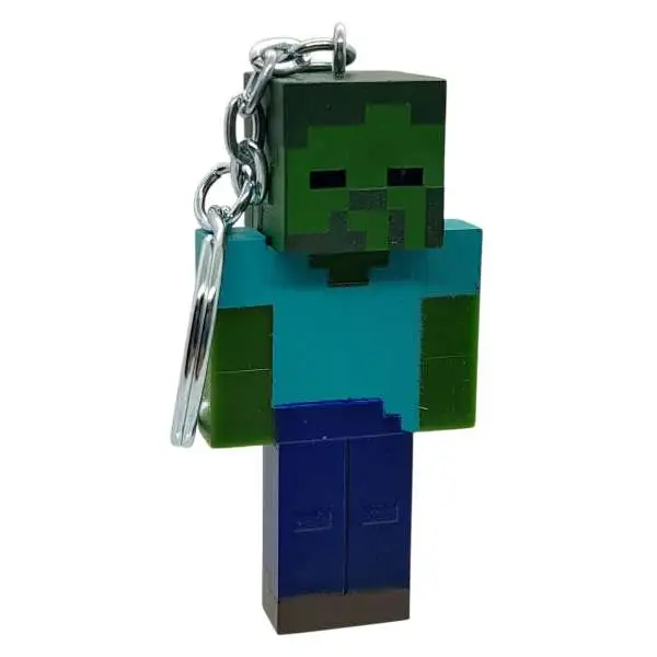 Minecraft Zombie Action Figure 8 Cm Con Accessori - Mattel GCC19 - Faccia Intercambiabile E Codice Per App Comic Maker