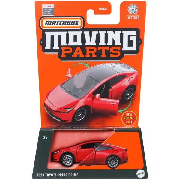 Matchbox Moving Parts 2023 Toyota Prius Prime Diecast Vehicle