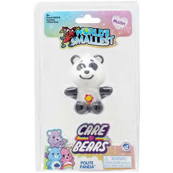 World's Smallest Care Bears Series 6 Polite Panda Plush