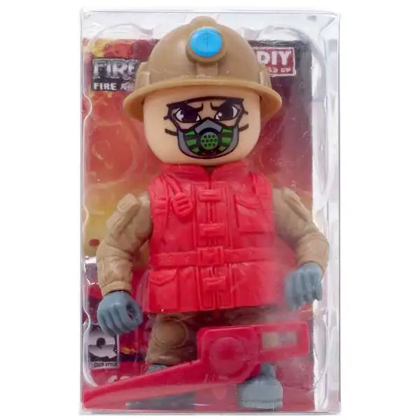 Fire Hero Fire Rescue Firefighter 3-Inch Figure [with Saw]