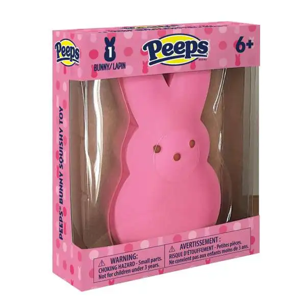 Peeps PINK Bunny Squeeze Toy