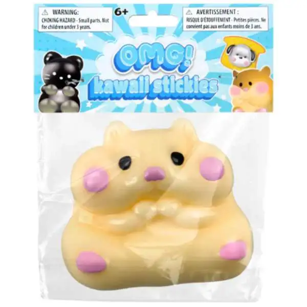 Taba OMG Stickies Animals Hamster 3.5-Inch Cling Toy