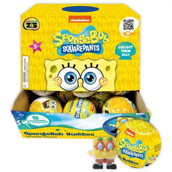 Spongebob Squarepants Buddies Collectible Figure Mystery Box [20 Packs]