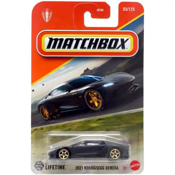 Matchbox 2021 Koenigsegg Gemera Diecast Car [Black]