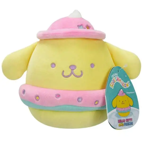 BumBumz Hello Kitty Friends Sanrio Pompompurin 7.5 Plush Jazwares