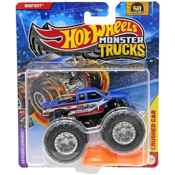 Hot Wheels Monster Trucks Leading Legend Bigfoot Diecast Car [Red, White & Blue]