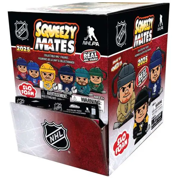 NHL Squeezy Mates 2025 Hockey Mystery Box [24 Packs]