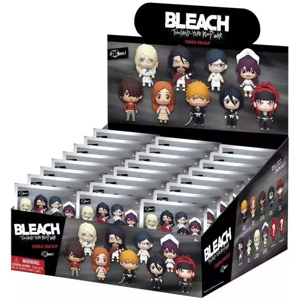 Bleach 3D Figural Bag Clip Thousand Year Blood War Mystery Box [24 Packs]