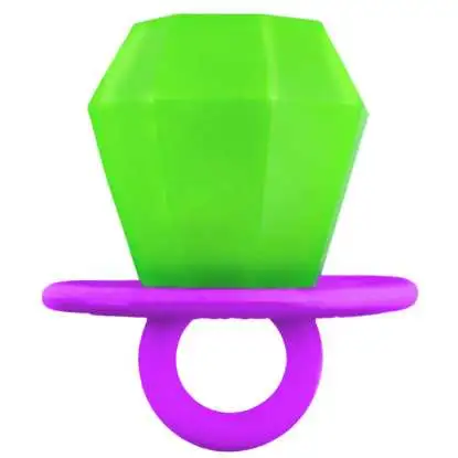 Ring POP GREEN with Purple Handle Squishy Toy [Scented!]